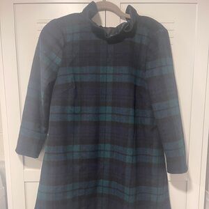 Tuckernuck Blue and Black Plaid Dresst